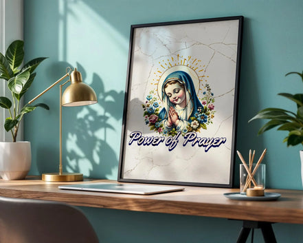 Affiche poster prière, art spirituel, affiche croyance, chrétien - Essences Agape 66768862