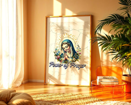 Affiche poster prière, art spirituel, affiche croyance, chrétien - Essences Agape 45055869