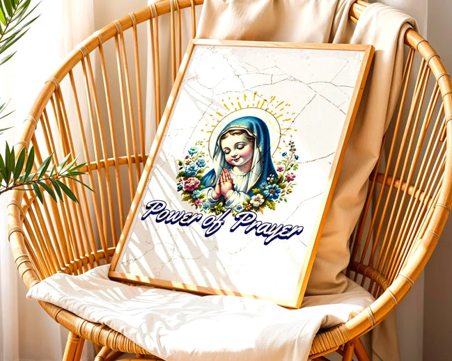 Affiche poster prière, art spirituel, affiche croyance, chrétien - Essences Agape 64500669