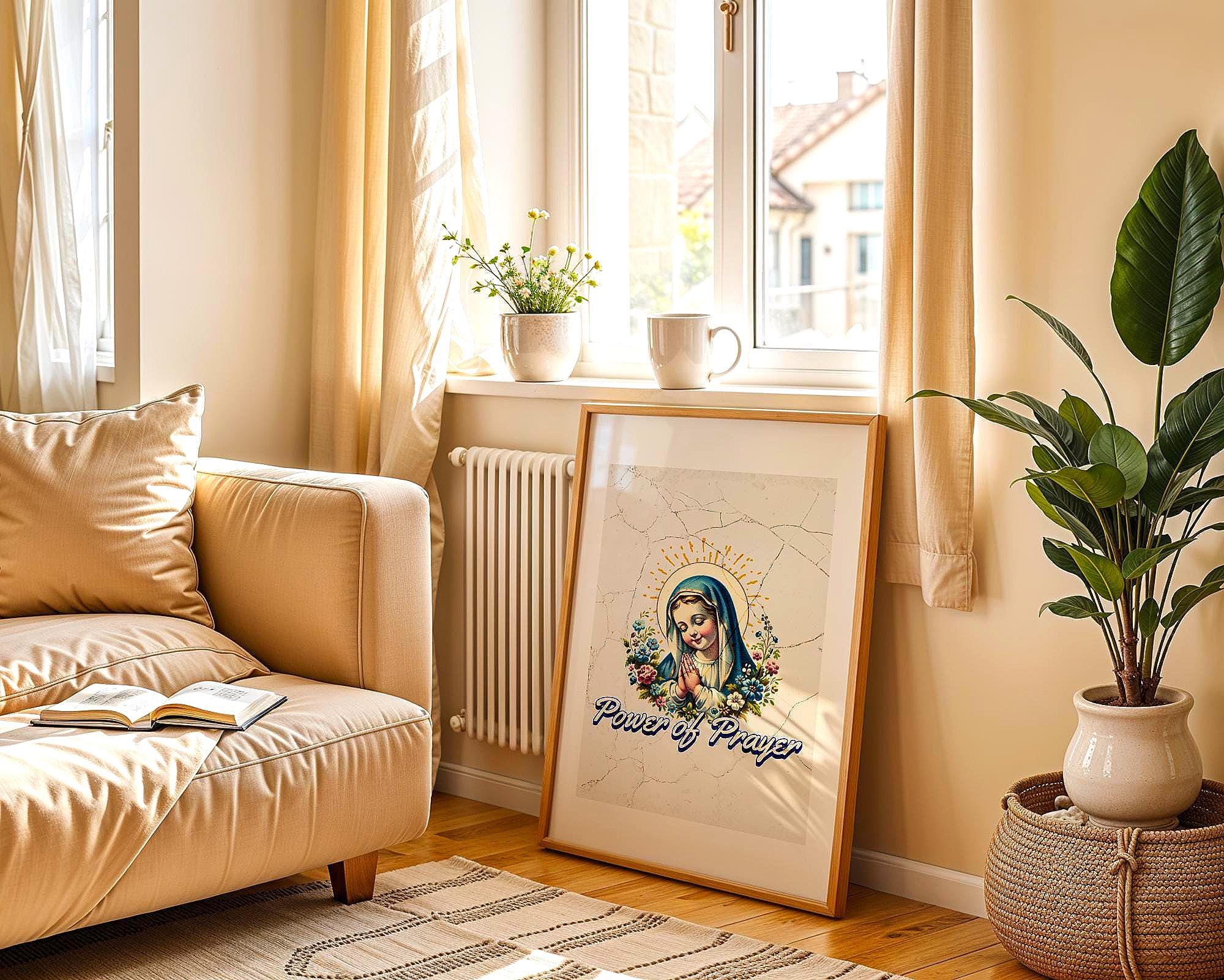 Affiche poster prière, art spirituel, affiche croyance, chrétien - Essences Agape 23845946