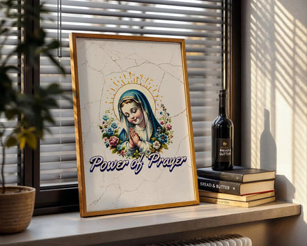 Affiche poster prière, art spirituel, affiche croyance, chrétien - Essences Agape 60120856