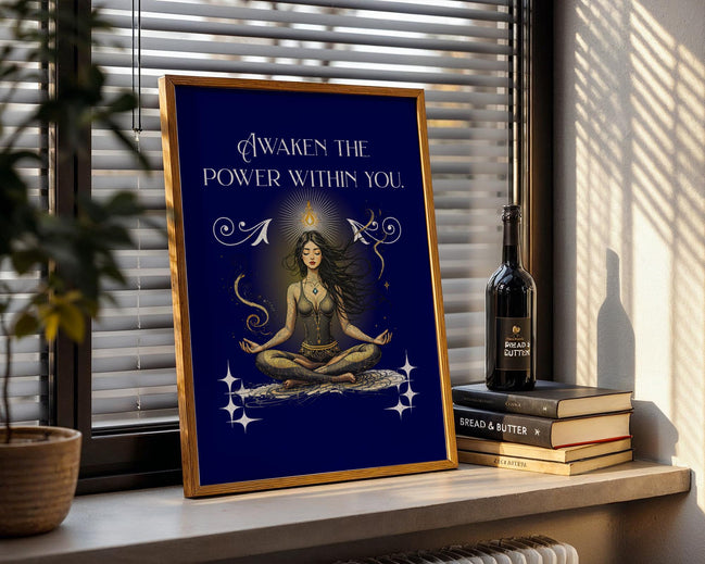 Affiche poster spirituel, cadeau, art yoga affirmation, bien-être - Essences Agape 1017790