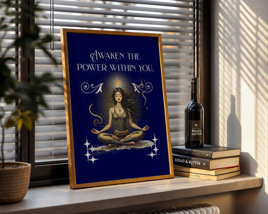 Affiche poster spirituel, cadeau, art yoga affirmation, bien-être - Essences Agape 1017790