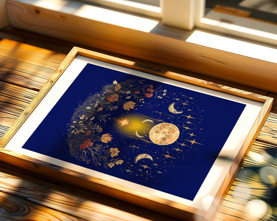 Affiche poster spirituel, poster ésotérique, art peinture, astrologie - Essences Agape 71267716