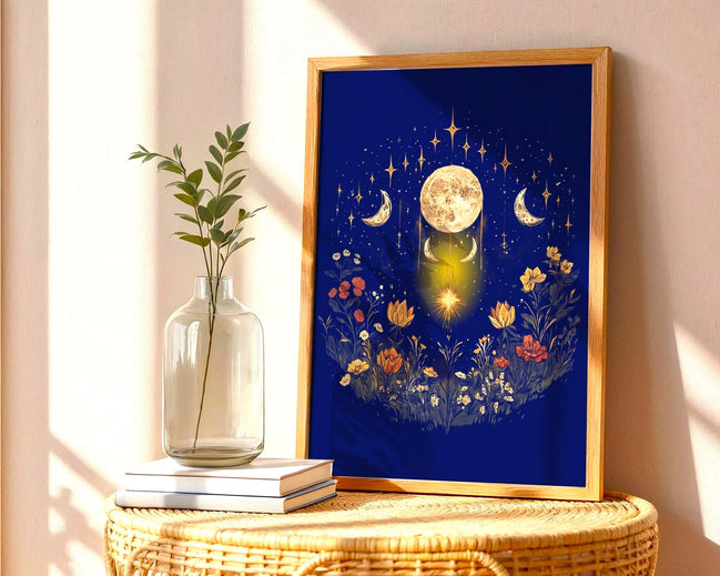 Affiche poster spirituel, poster ésotérique, art peinture, astrologie - Essences Agape 95385130