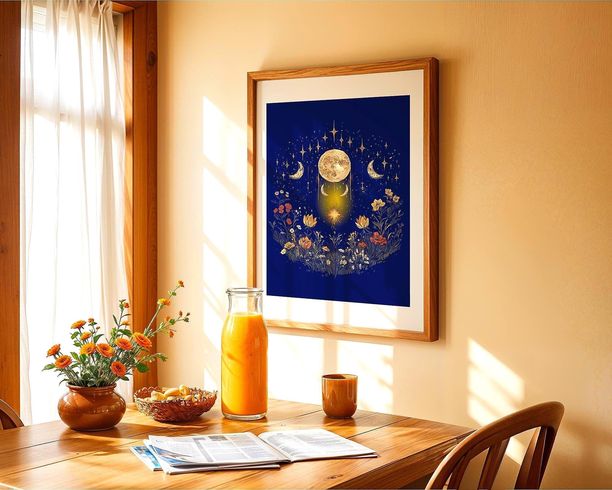 Affiche poster spirituel, poster ésotérique, art peinture, astrologie - Essences Agape 35593141