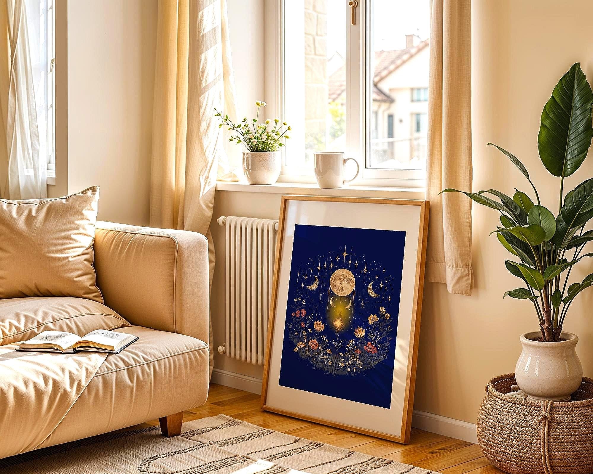 Affiche poster spirituel, poster ésotérique, art peinture, astrologie - Essences Agape 67000774