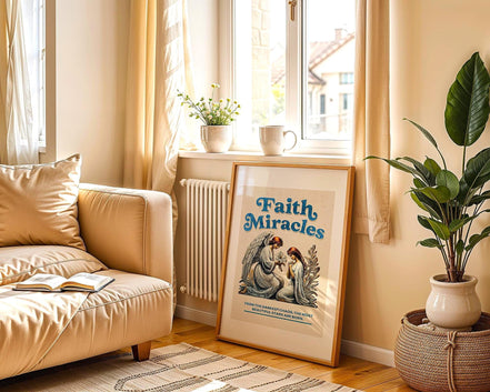 Affiche prières chrétiennes, poster spirituel, art miracle, croyance - Essences Agape 24881998