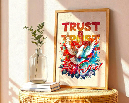 Affiche religieux chrétien, art de foi, poster divine, Dieu, louange - Essences Agape 7748820