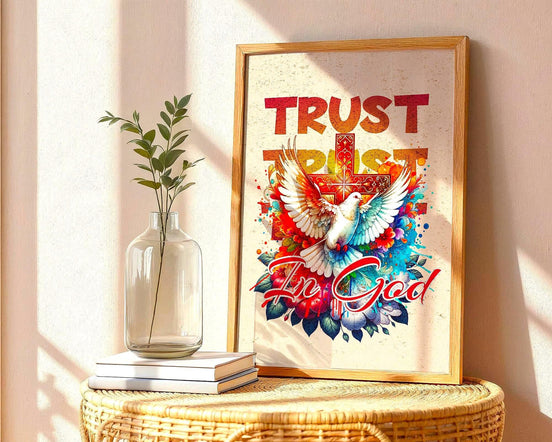 Affiche religieux chrétien, art de foi, poster divine, Dieu, louange - Essences Agape 7748820