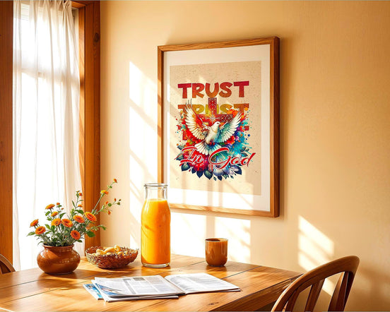 Affiche religieux chrétien, art de foi, poster divine, Dieu, louange - Essences Agape 97798826