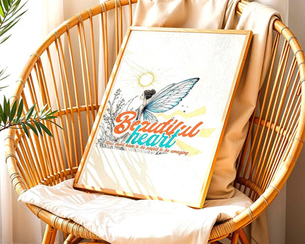 Affiche spirituel imprimable, poster positif, motivation, gratitude - Essences Agape 91057157