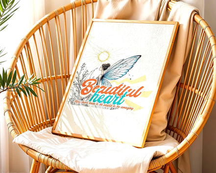 Affiche spirituel imprimable, poster positif, motivation, gratitude - Essences Agape 91057157