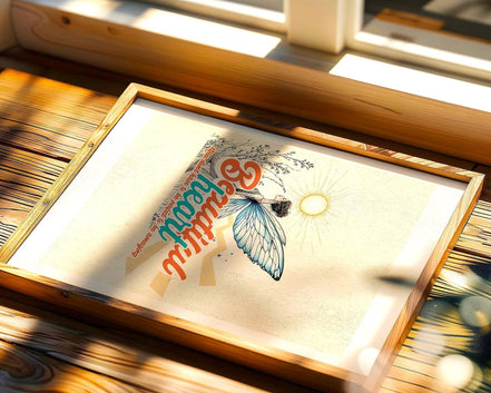 Affiche spirituel imprimable, poster positif, motivation, gratitude - Essences Agape 53621180