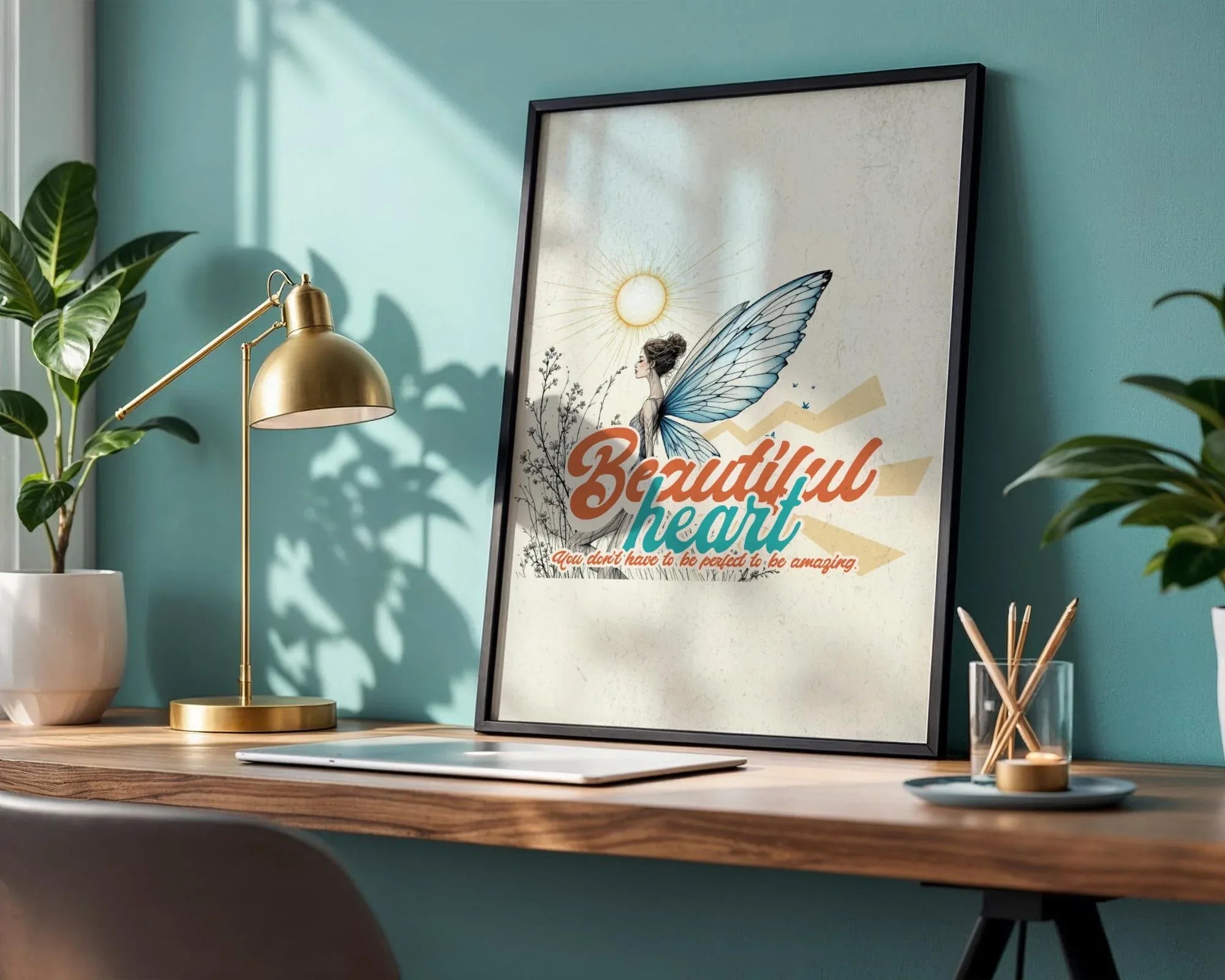 Affiche spirituel imprimable, poster positif, motivation, gratitude - Essences Agape 74679826
