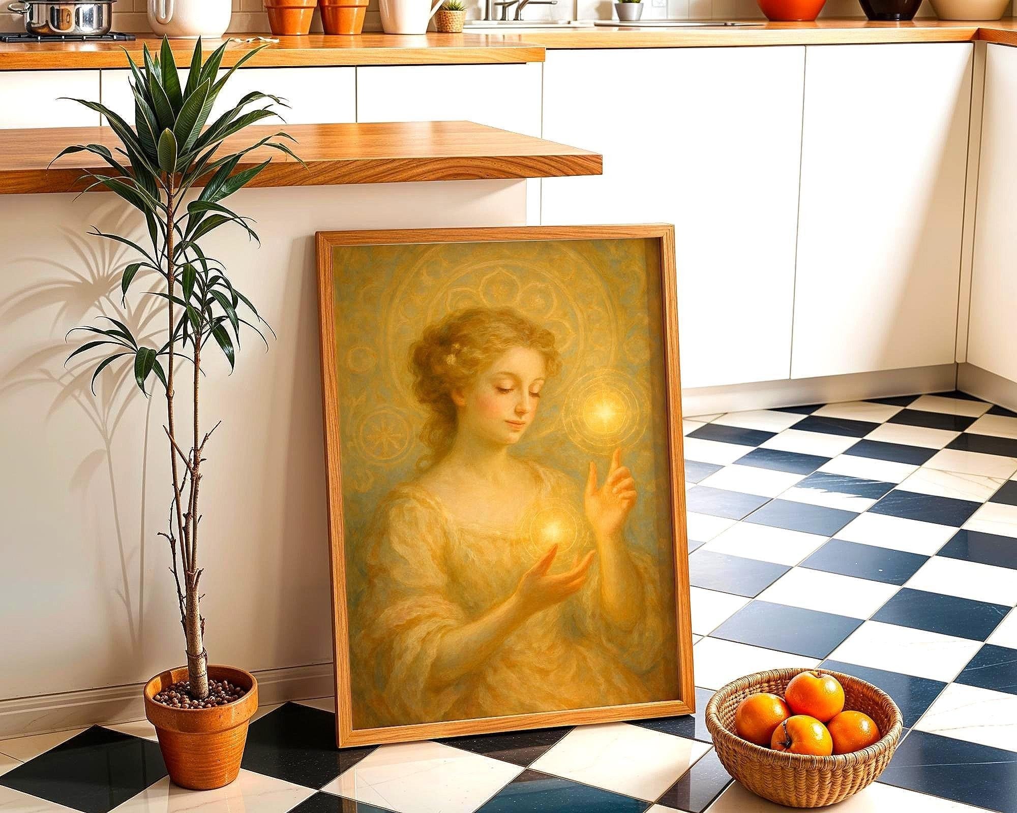 Affiche spirituelle positive magie, peinture française, psychologie - Essences Agape 67895336