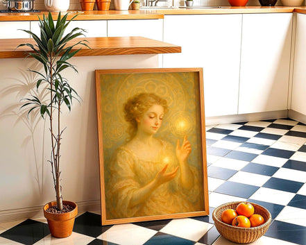 Affiche spirituelle positive magie, peinture française, psychologie - Essences Agape 67895336