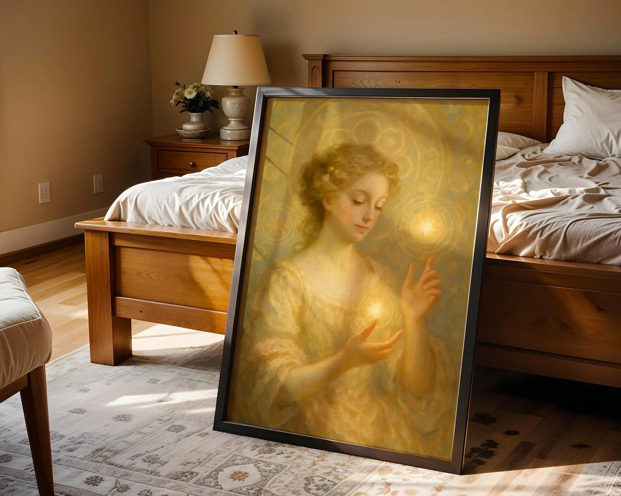 Affiche spirituelle positive magie, peinture française, psychologie - Essences Agape 94501515