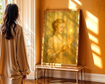 Affiche spirituelle positive magie, peinture française, psychologie - Essences Agape 96969179