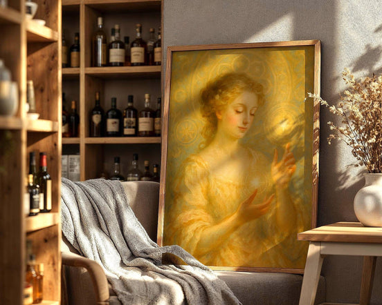 Affiche spirituelle positive magie, peinture française, psychologie - Essences Agape 76683032