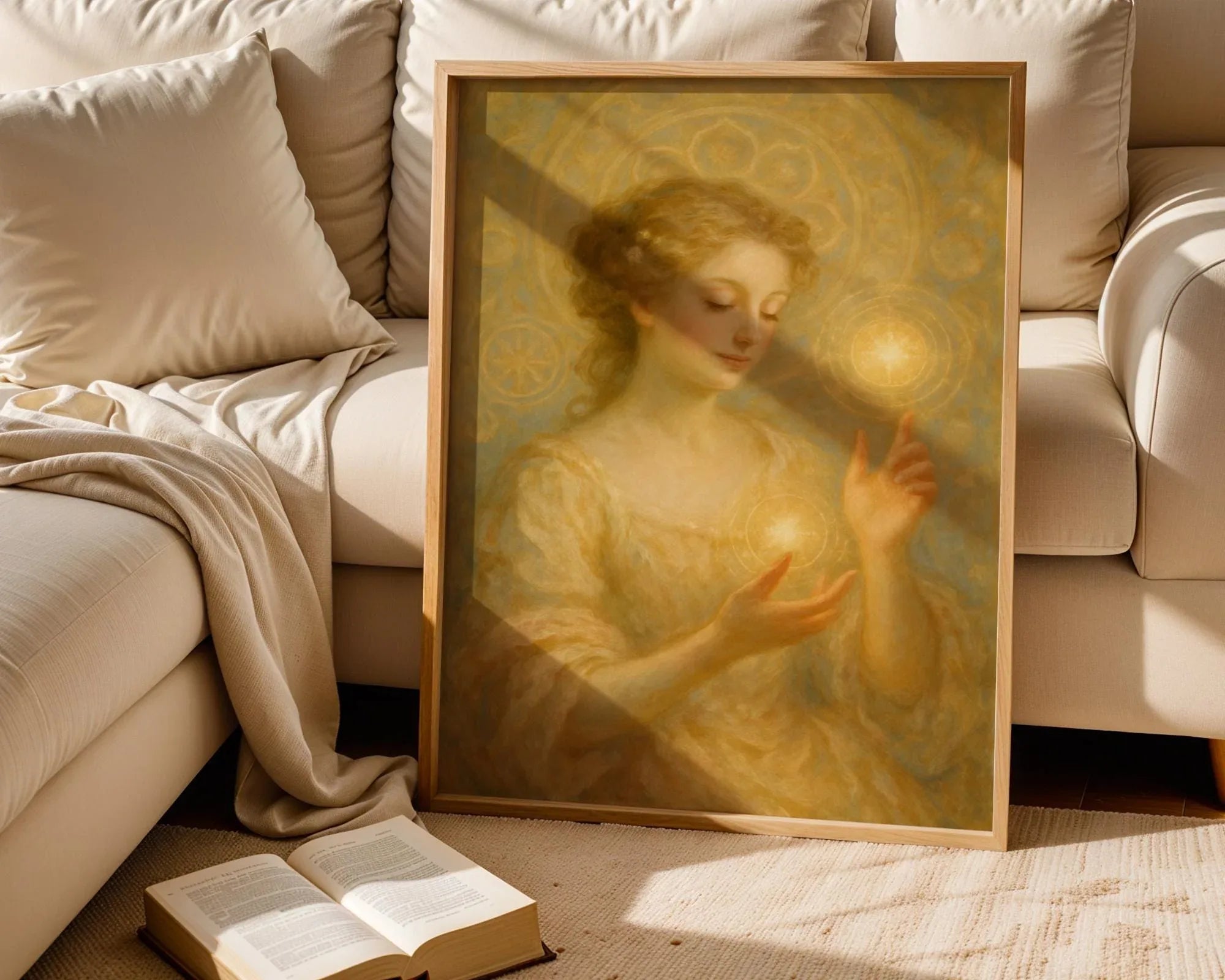 Affiche spirituelle positive magie, peinture française, psychologie - Essences Agape 67307317