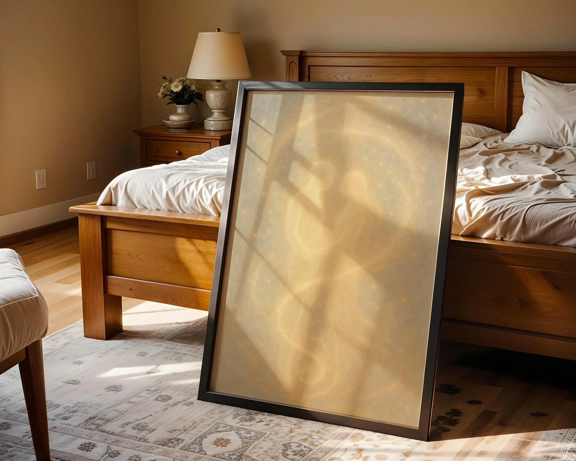 Affiche spirituelle positive, peinture française art, affirmation - Essences Agape 51141335