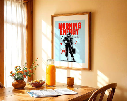 Affiche yoga matin, poster motivation, affiche spirituelle, inspiration Essences Agape