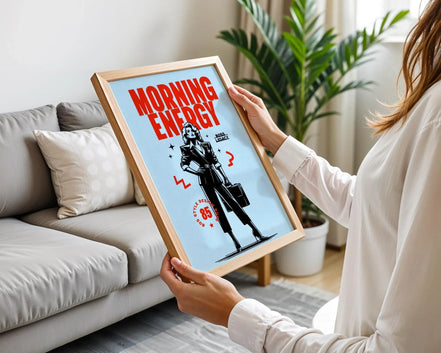 Affiche yoga matin, poster motivation, affiche spirituelle, inspiration Essences Agape