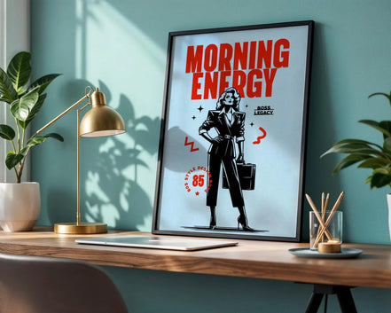 Affiche yoga matin, poster motivation, affiche spirituelle, inspiration Essences Agape