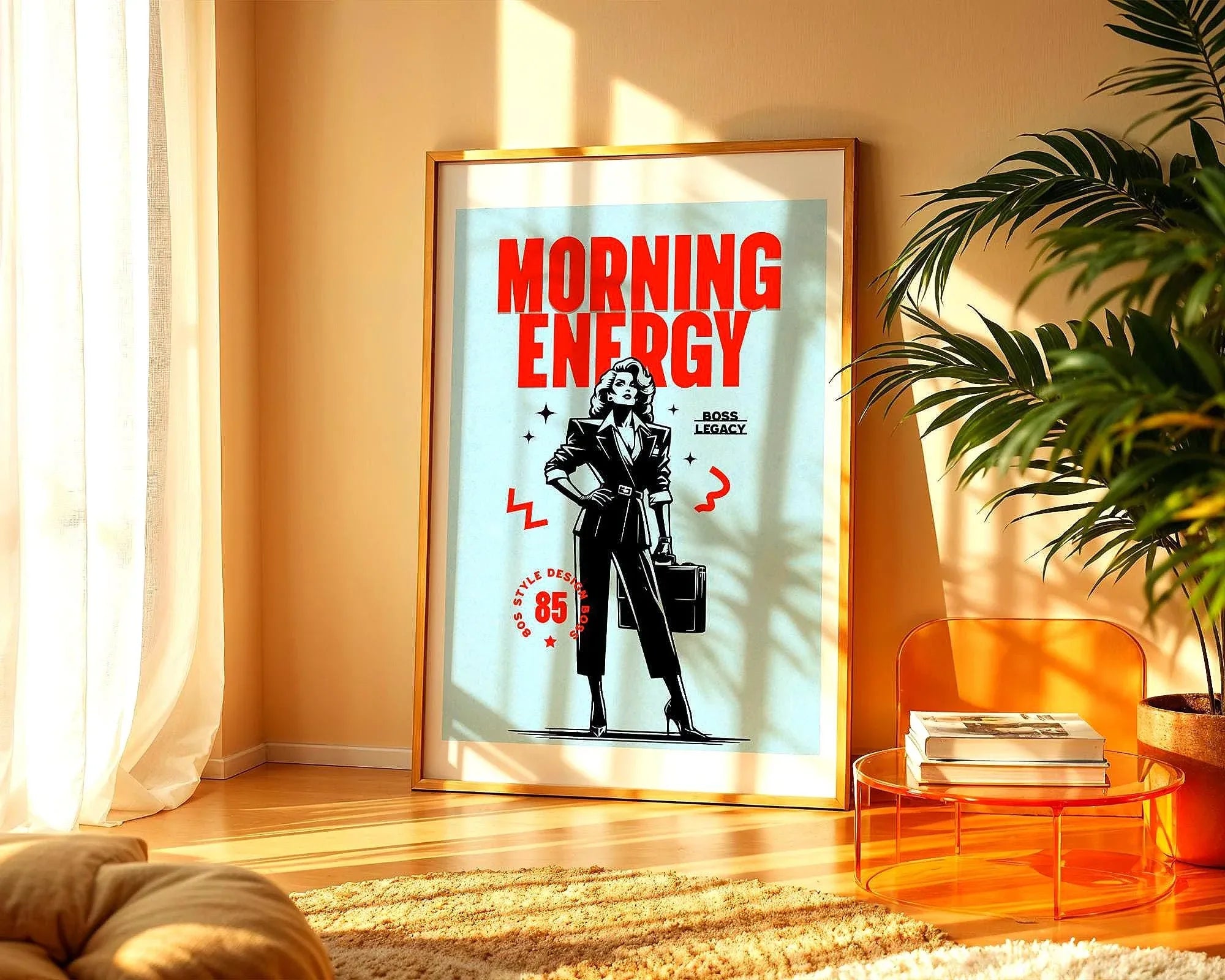 Affiche yoga matin, poster motivation, affiche spirituelle, inspiration Essences Agape