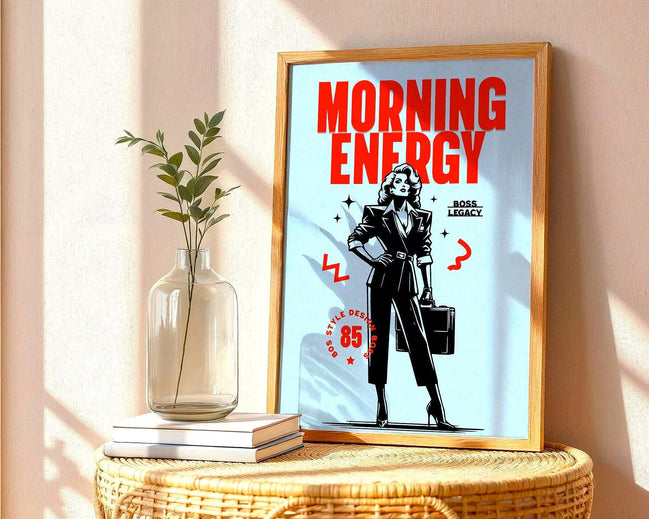 Affiche yoga matin, poster motivation, affiche spirituelle, inspiration Essences Agape