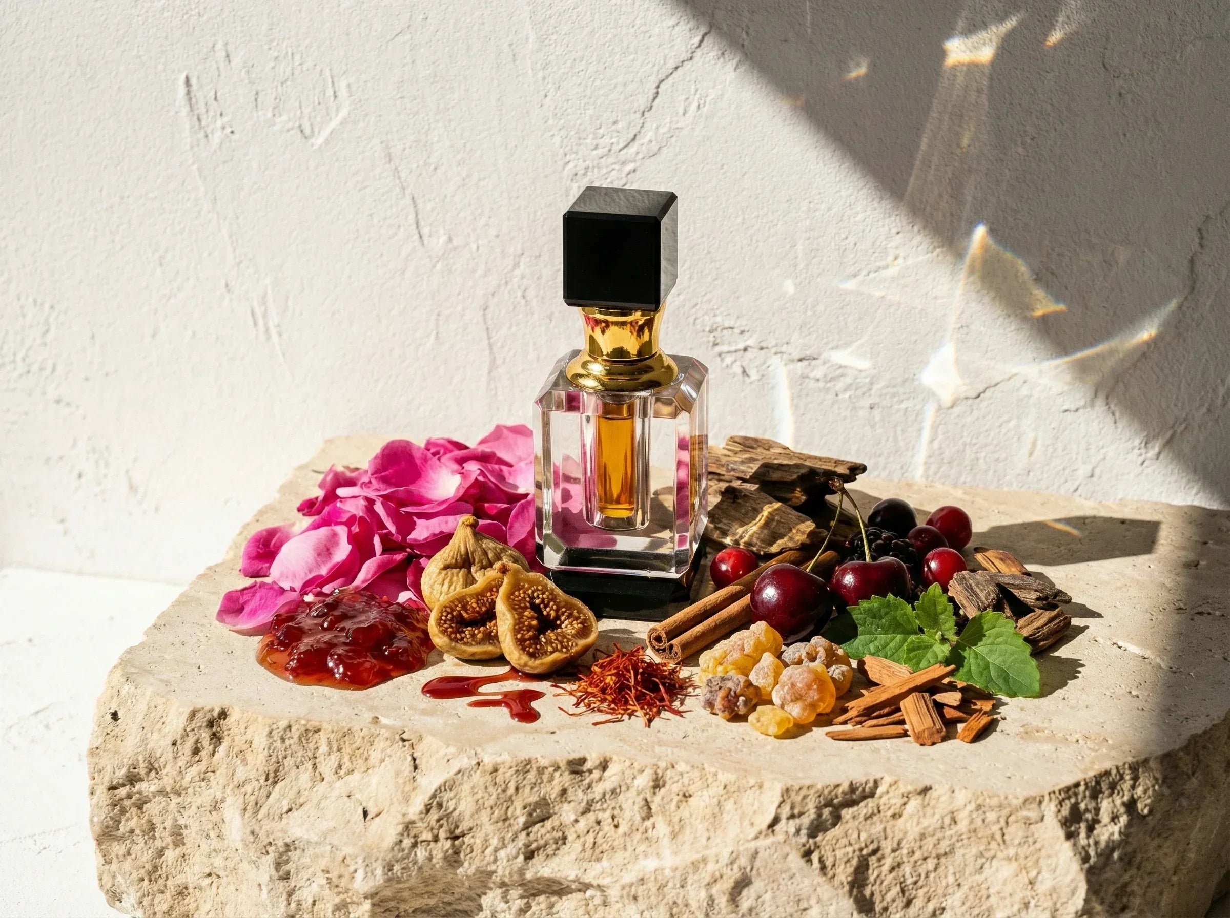 Attar Damascos Rose & Oud - Amour, Guérison de l'Âme & Lumière - Essences Agape 40256363
