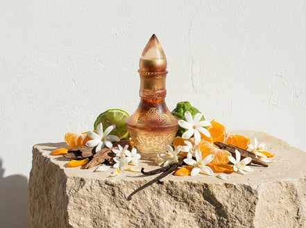 Attar Golden Dust Vanille - Rayonnement, Lumière Or & Vitalité - Essences Agape 28457323