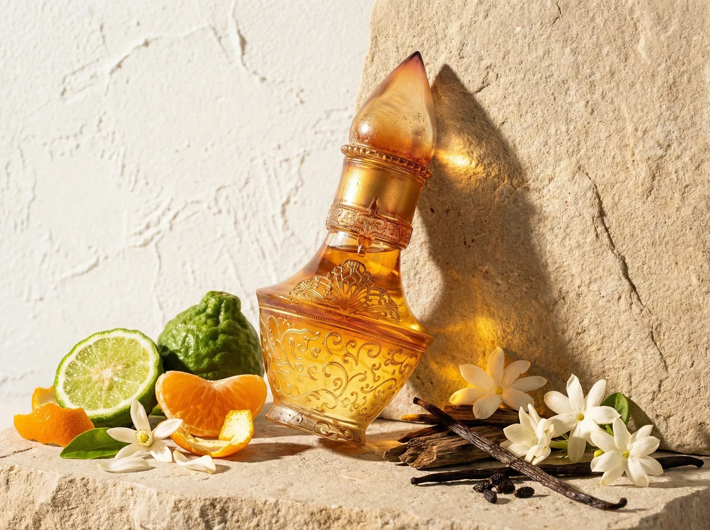 Attar Golden Dust Vanille - Rayonnement, Lumière Or & Vitalité - Essences Agape 26815113