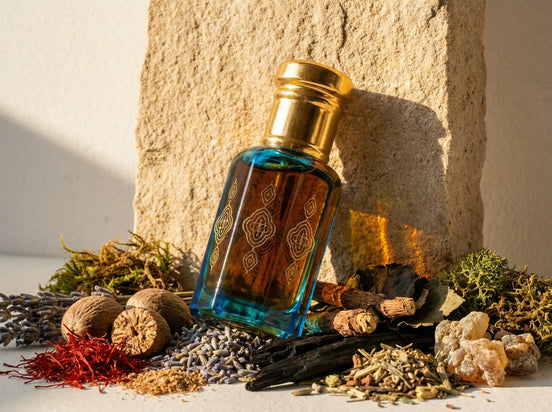 Attar Oud For Grate - Safran, Lavande Noire Pure & Mystère - Essences Agape 84153654
