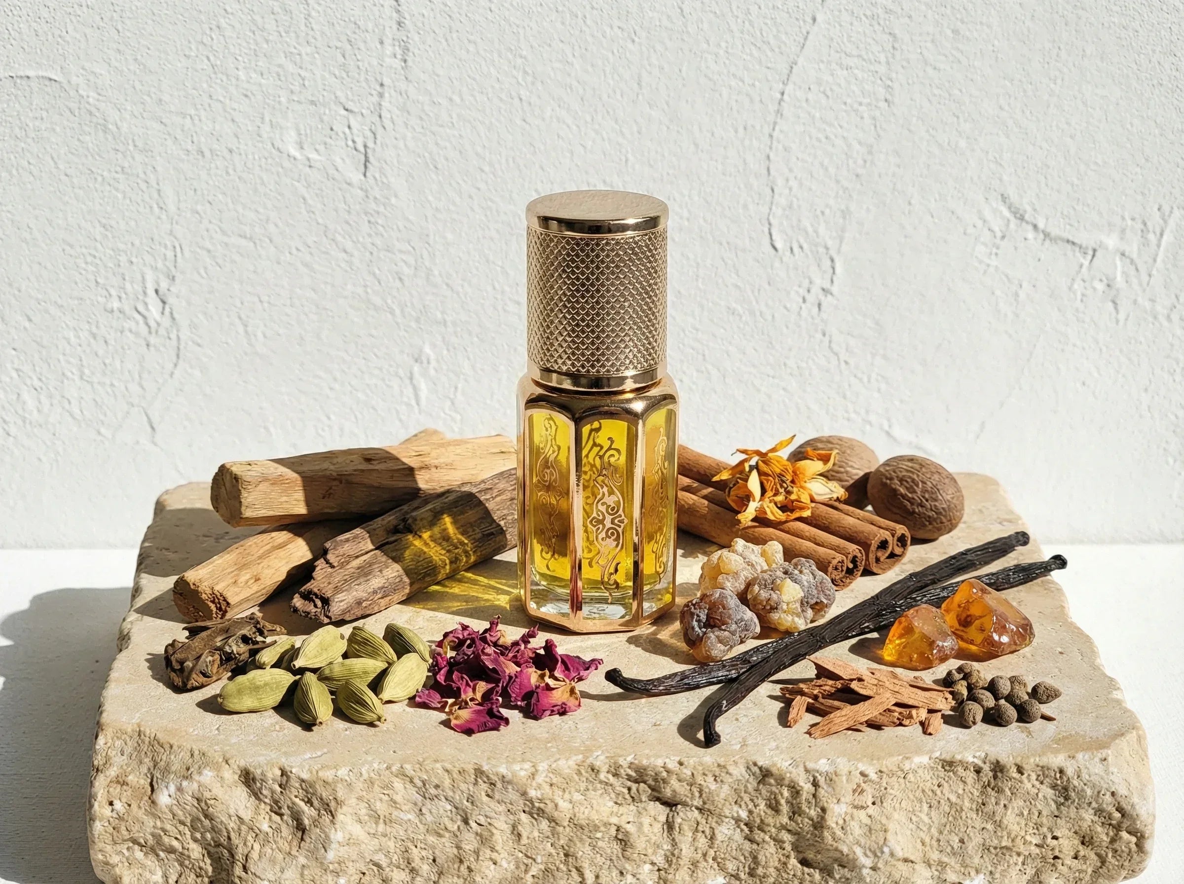 Attar Oud Sandal - Équilibre, Force Tranquille & Sérénité - Essences Agape 11547006