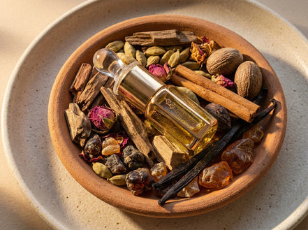 Attar Oud Sandal - Équilibre, Force Tranquille & Sérénité - Essences Agape 95709938