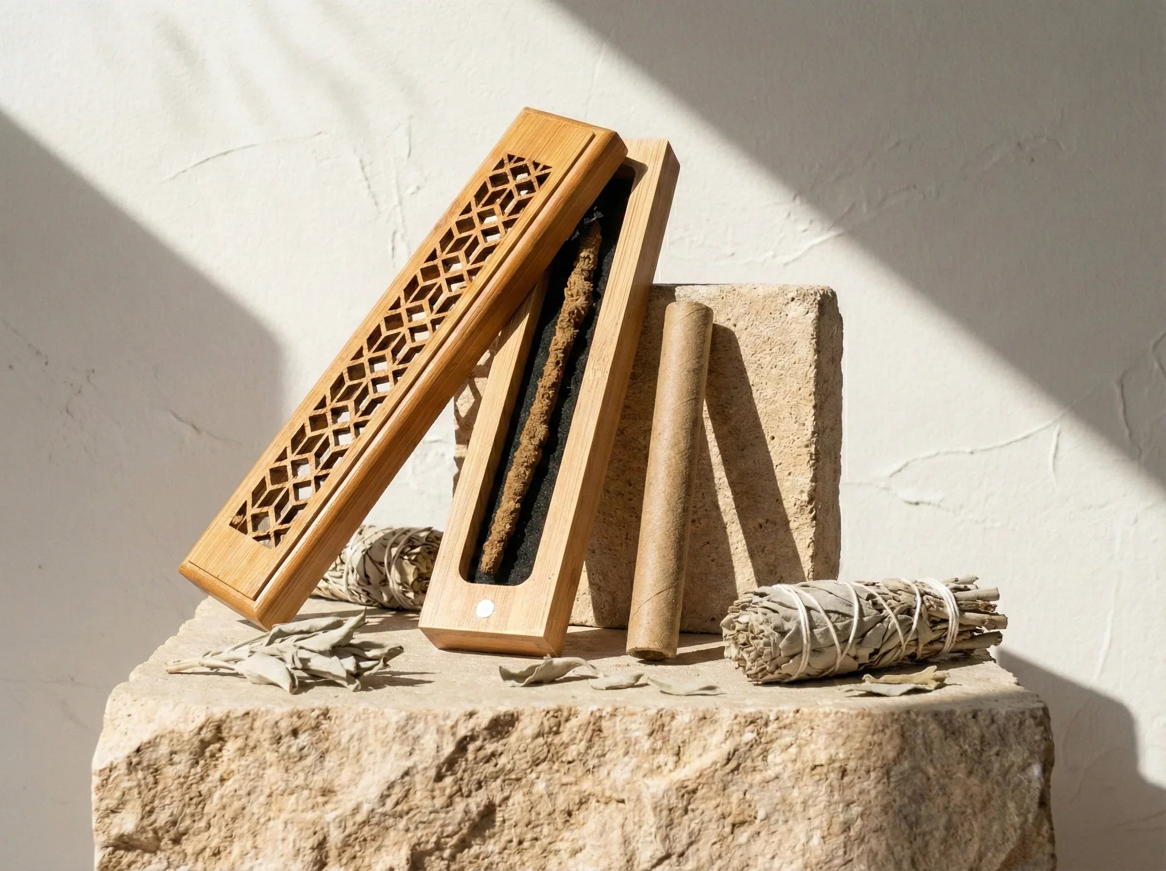 Bâtons d’encens naturel bio Sauge Nomade - Purification & Sécurité - Essences Agape 9342053