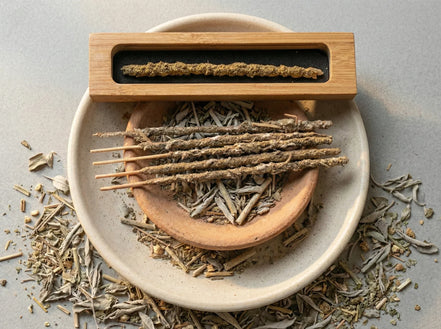 Bâtons d’encens naturel bio Sauge Nomade - Purification & Sécurité - Essences Agape 26585938