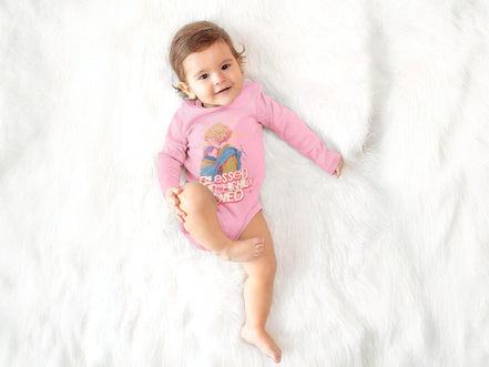 Body bébé à message custom manches longues, body bébé amour maternel - Essences Agape 29652129