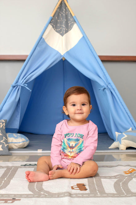 Body bébé à message custom manches longues, body bébé religieux - Essences Agape 30966363