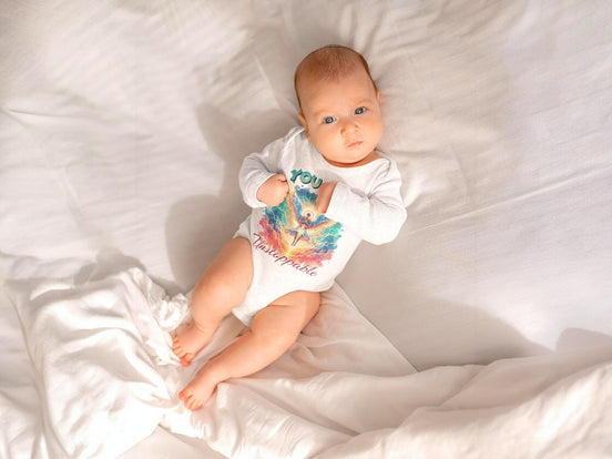 Body bébé à message custom manches longues, body bébé religieux - Essences Agape 19994435