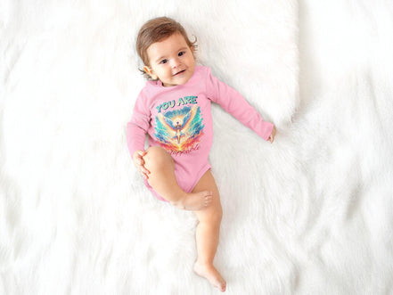 Body bébé à message custom manches longues, body bébé religieux - Essences Agape 60244721