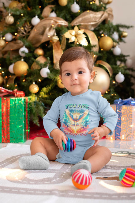 Body bébé à message custom manches longues, body bébé religieux - Essences Agape 11456128