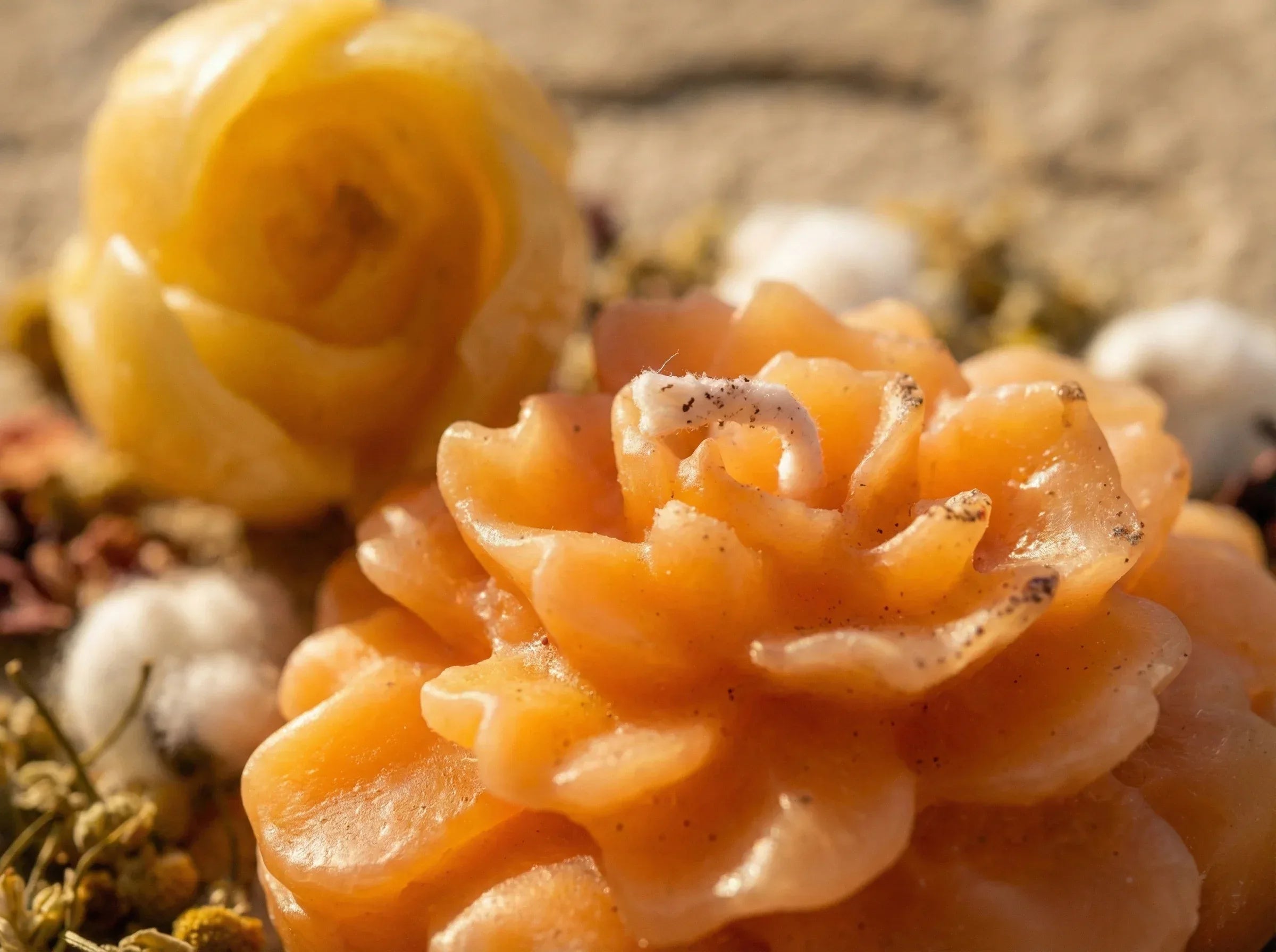 Bougie Artisanale Camomille & Géranium - Cocooning Sacré - Essences Agape 90805634