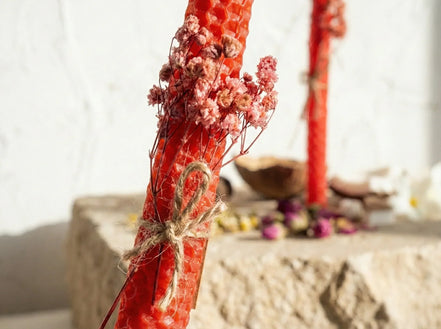 Bougie Artisanale Camomille & Rose - Relaxation & Soin Énergétique - Essences Agape 72296777