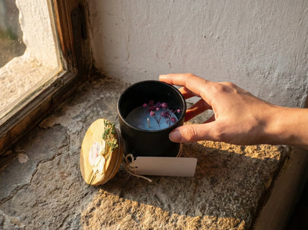 Bougie Artisanale Coco & Musc - Douceur & Cocooning Sacré - Essences Agape 94808436