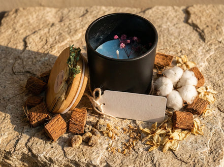 Bougie Artisanale Coco & Musc - Douceur & Cocooning Sacré - Essences Agape 56193158