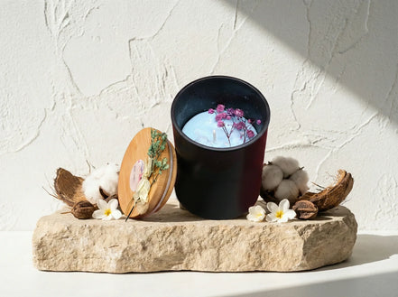 Bougie Artisanale Coco & Musc - Douceur & Cocooning Sacré - Essences Agape 37074429