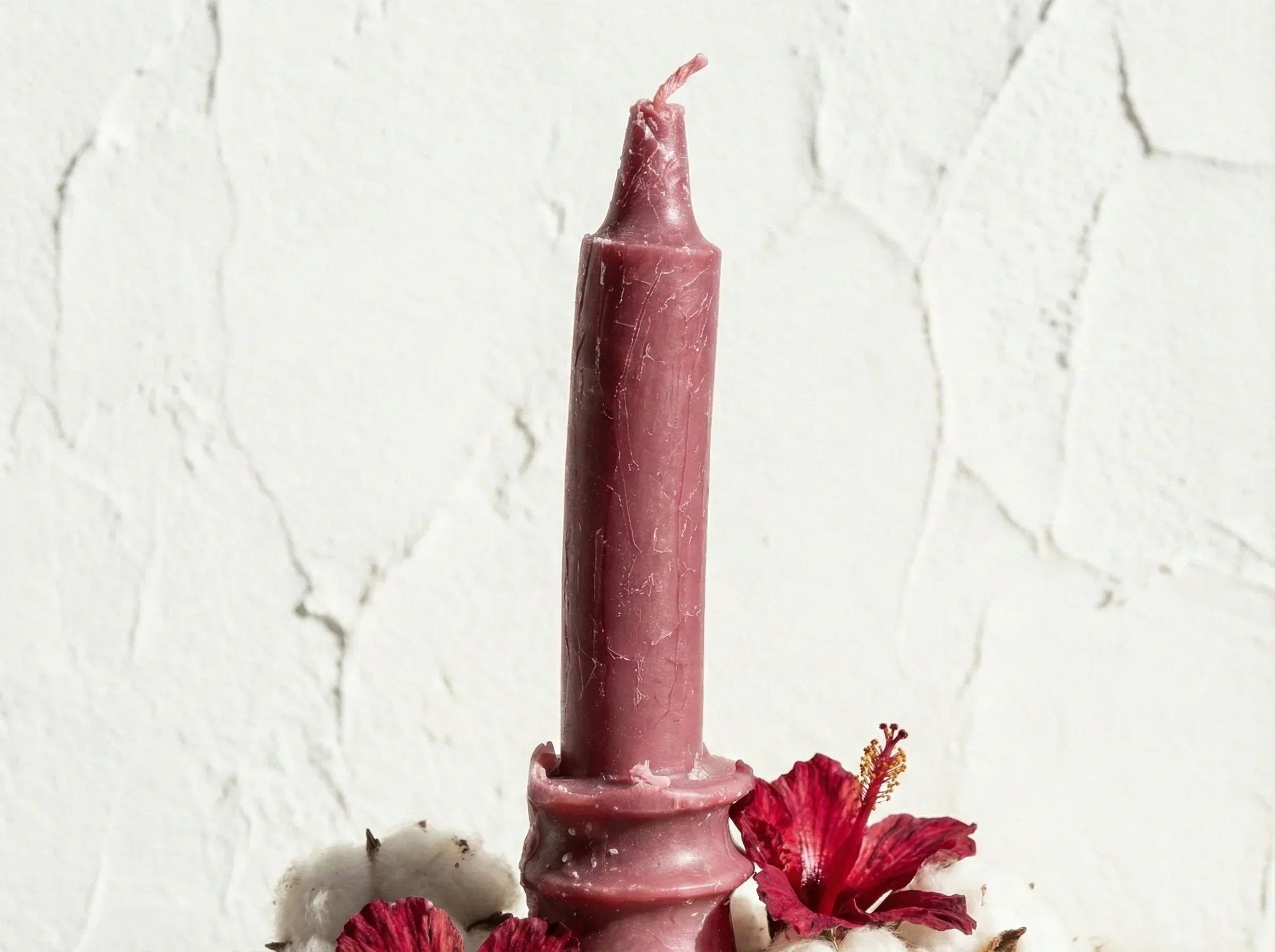 Bougie Artisanale Hibiscus & Coton - Harmonie & Douceur textile - Essences Agape 57394891